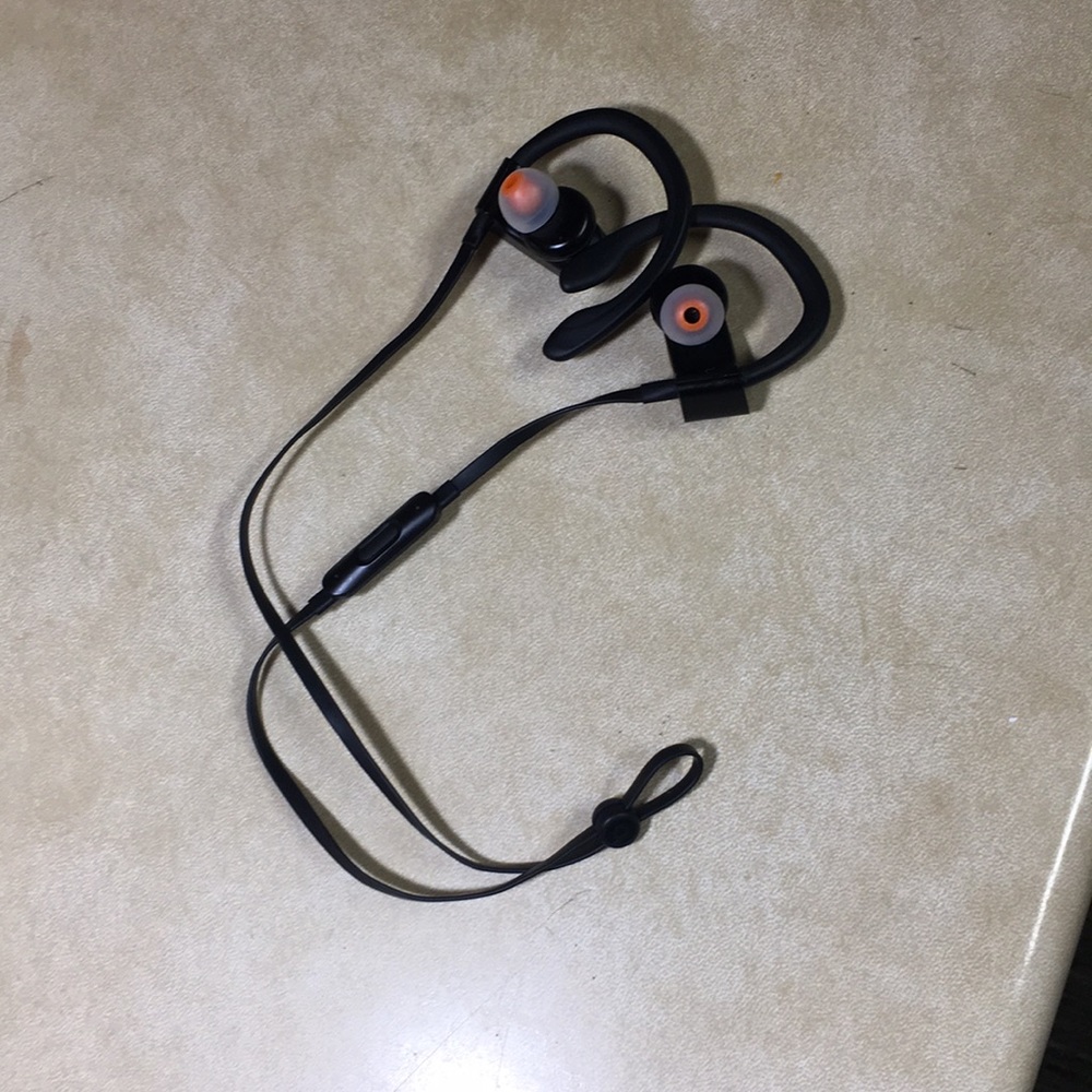 Earphones.